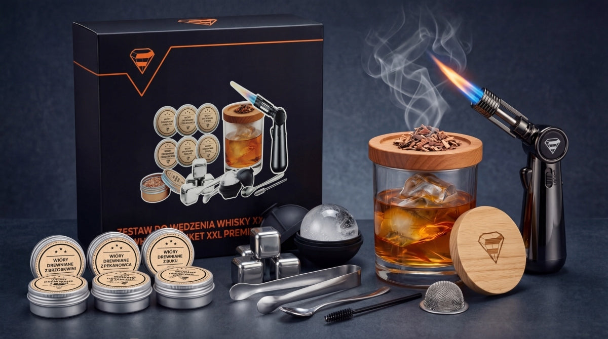 Whiskey smoking set smoker premium drink accessories for Boyfriend Packaging status original