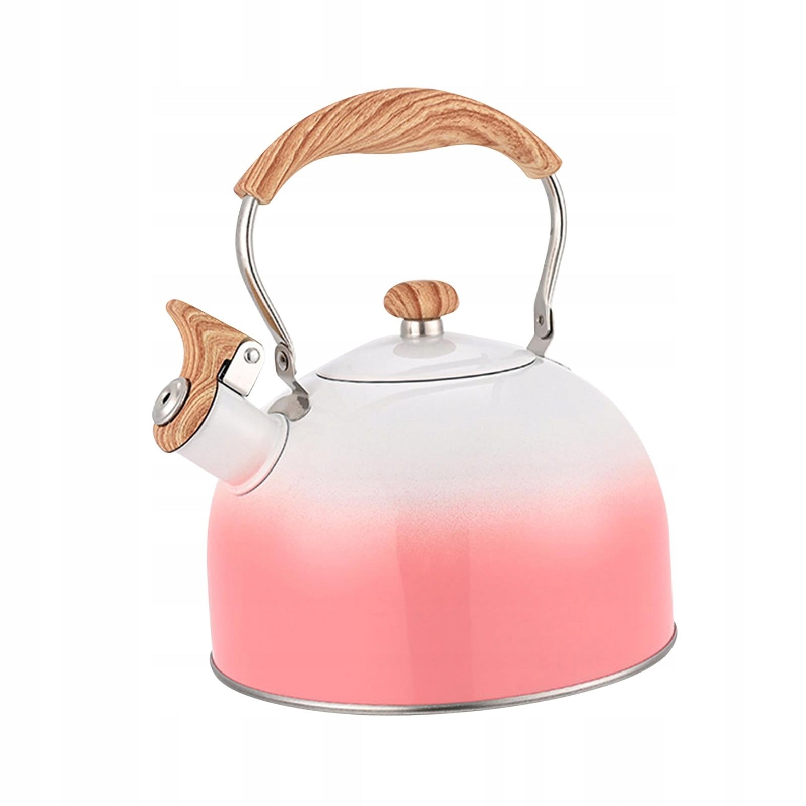 Whistling Stovetop Tea Kettle with Spout Cover Boiling Water Hot Water pink Brand Unbranded