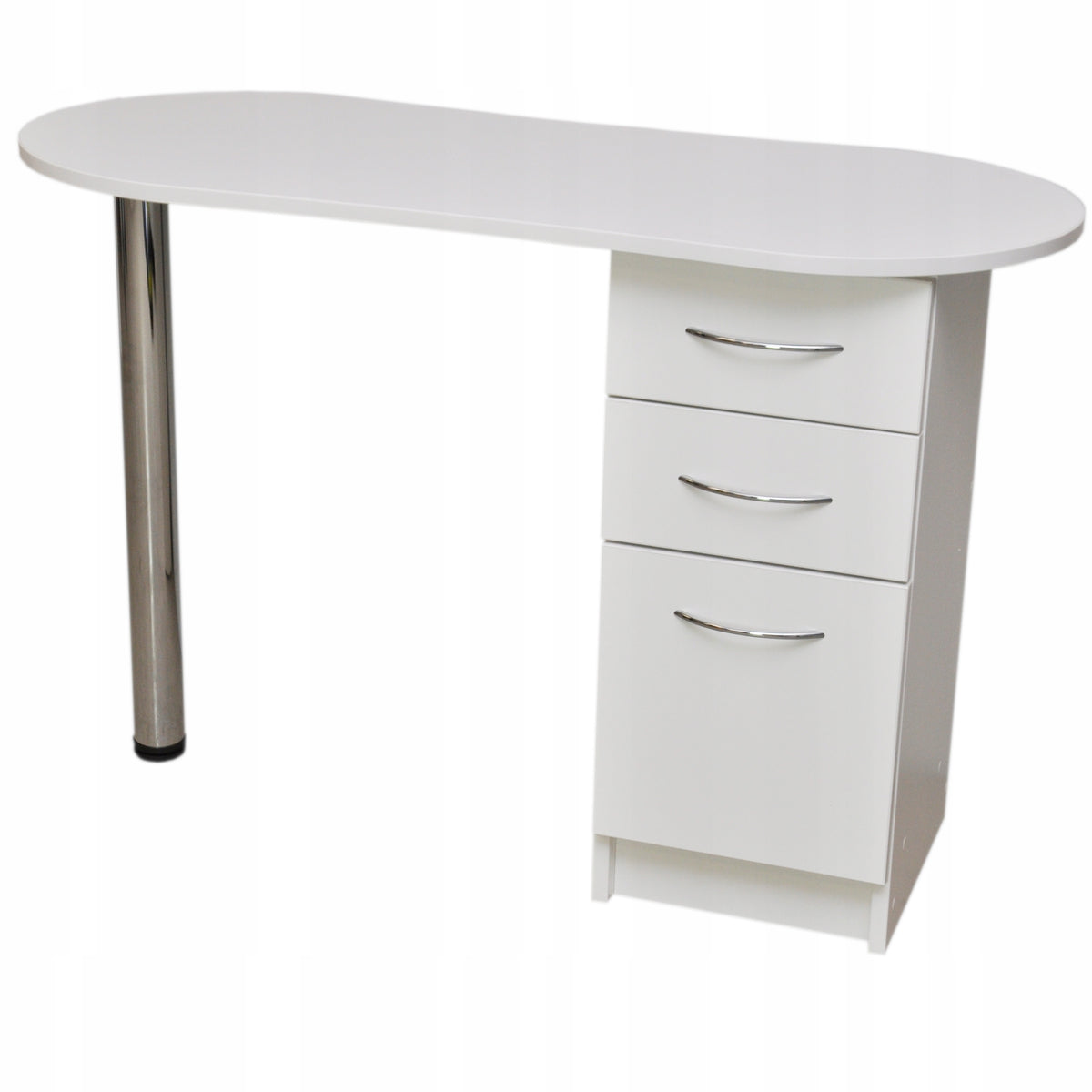 White Cosmetic Desk 110x50cm For Manicure With Drawers Table Convenient Manufacturer code B-P B-O Biurkos