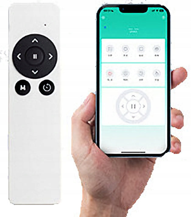 White Phone Cleaning Robot with Remote Control - Sweeping and Mopping! Brand no brand