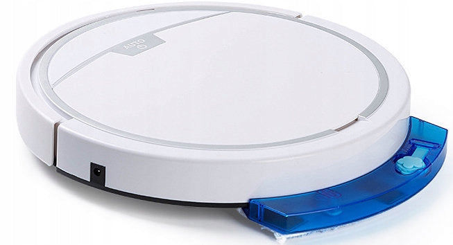 White Phone Cleaning Robot with Remote Control - Sweeping and Mopping! Dominant color white
