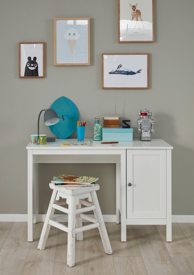 White Youth School Desk for Children OL-04 Manufacturer code Mebel Bos
