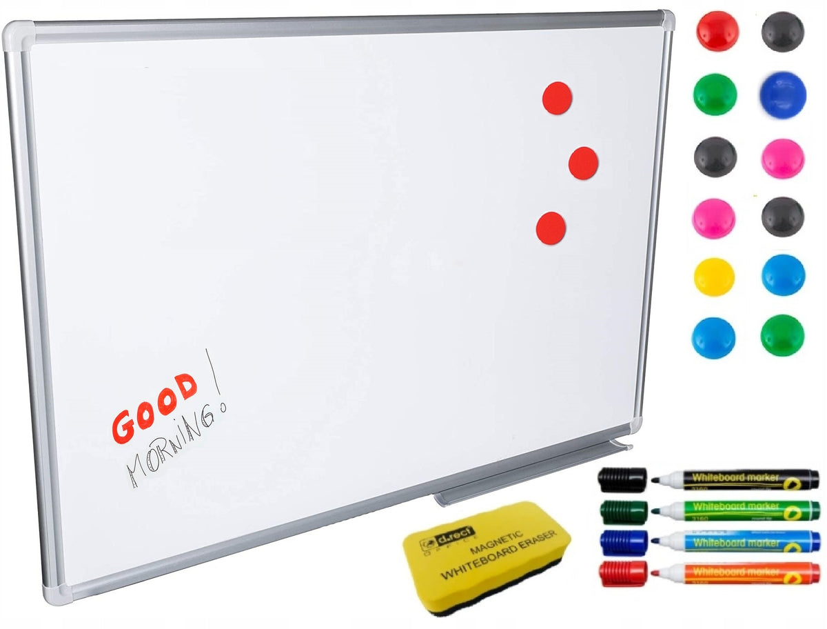 White dry erase magnetic board 60x45