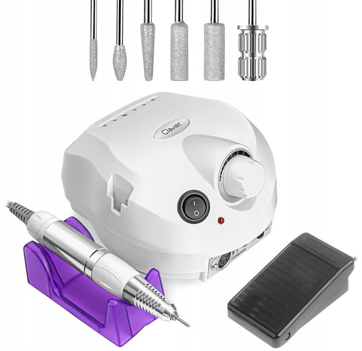 White nail milling machine ,Clavier ZS-601 65 W Brand Clavier