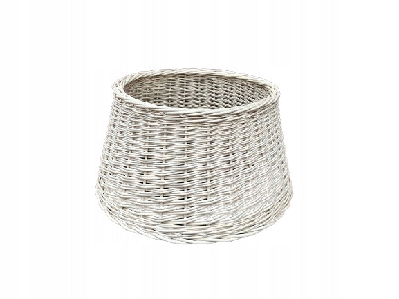 White wicker cover for Christmas tree stand fi 60 cm Eko NEW