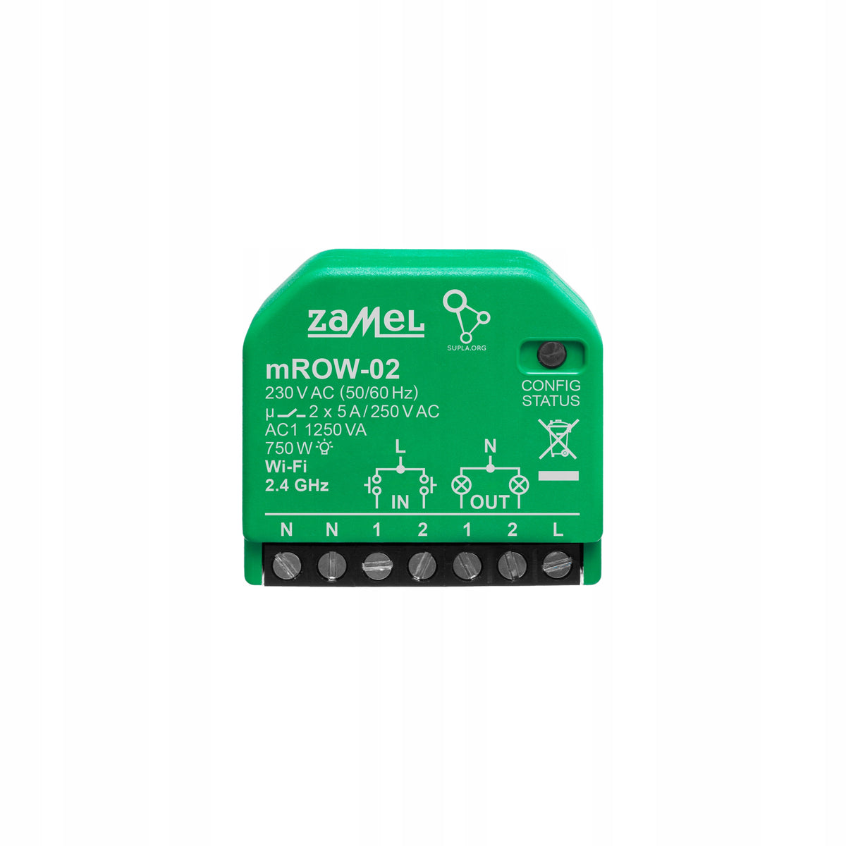 Wi-Fi receiver for control SUPLA mROW-02 smart home Manufacturer code mROW-02