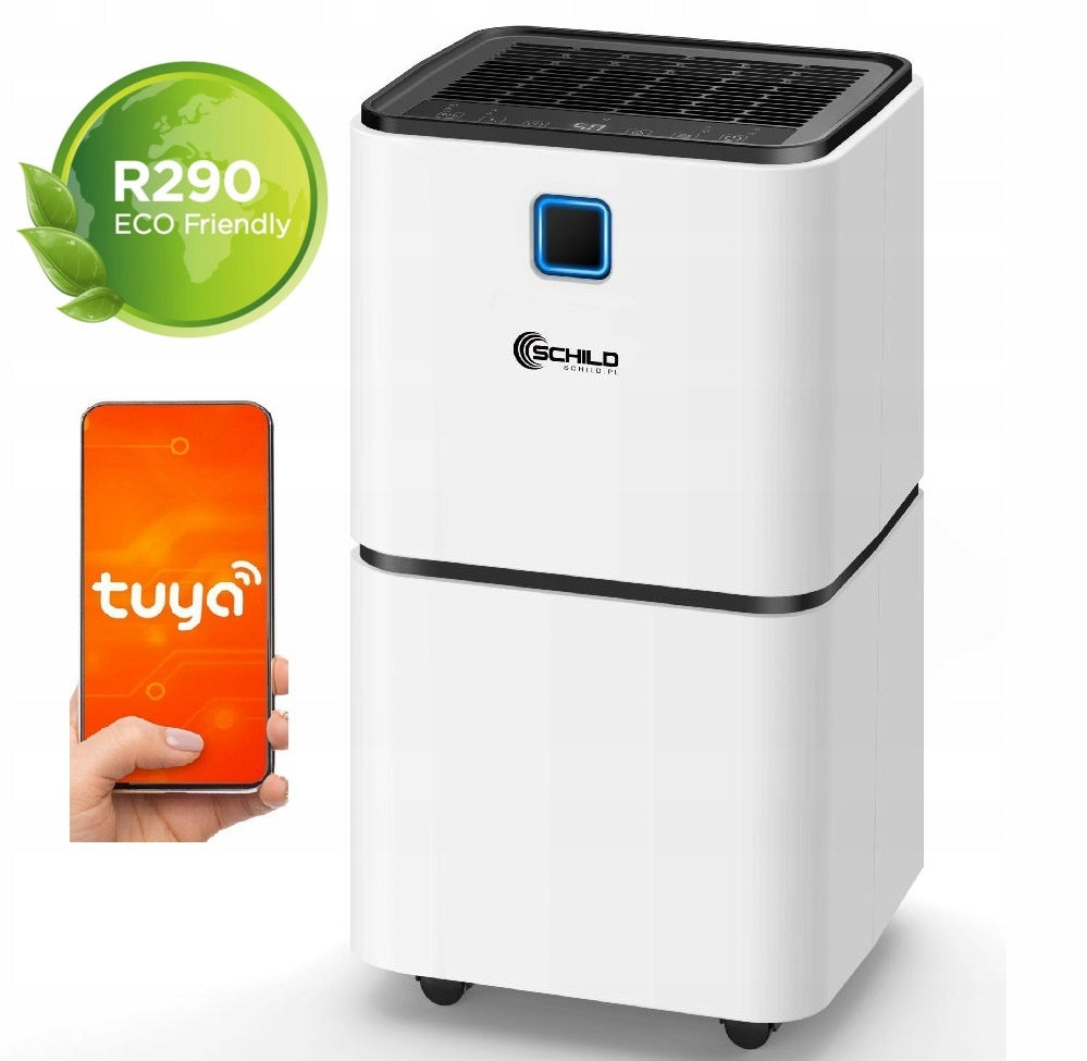 WiFi 12l DEHUMIDIFIER MOISTURE ABSORBER Schild timer 1232 gas HIT
