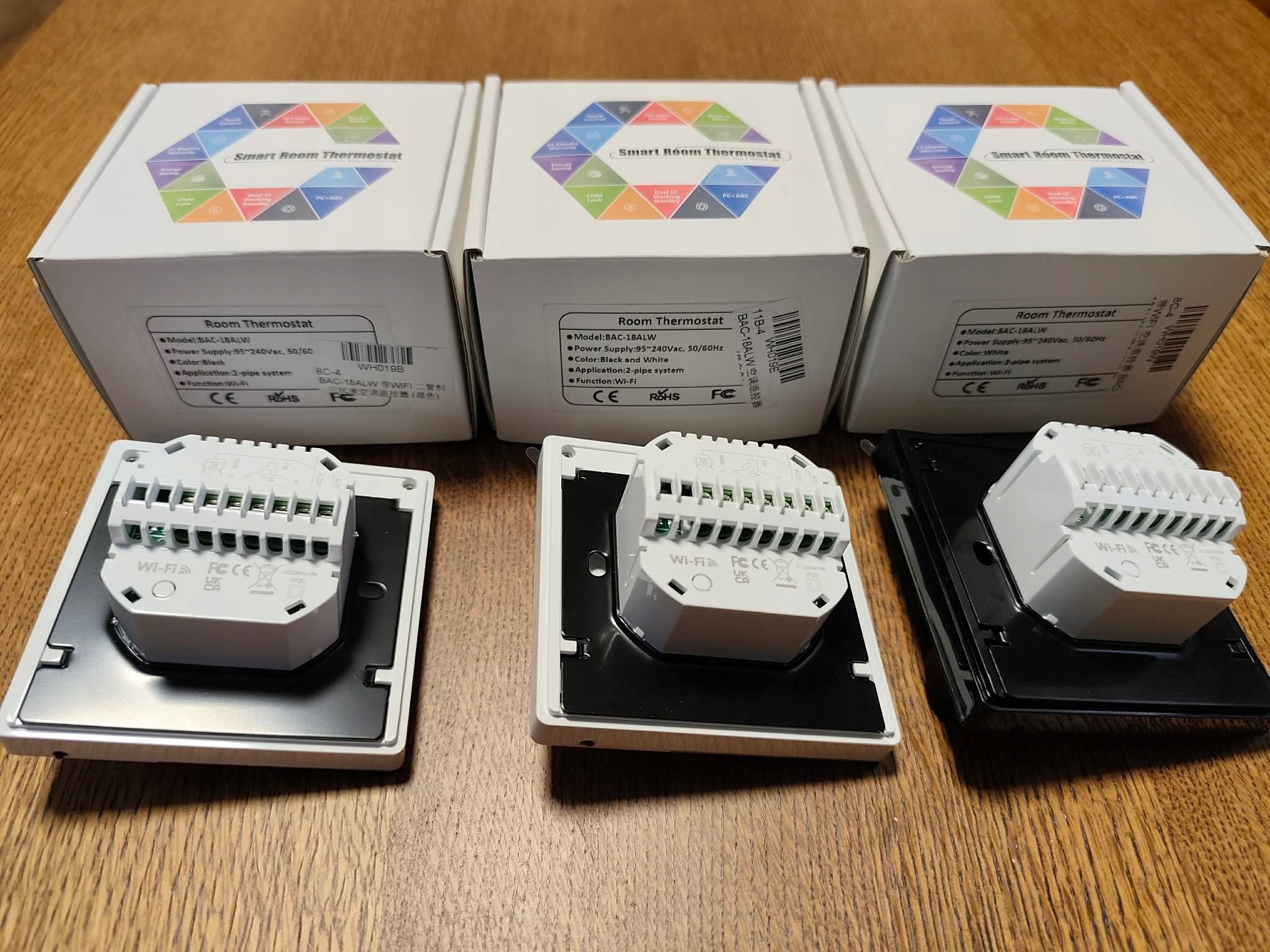 WiFi Fan Thermostat, with Tuya Manufacturer code PolishBazaar-ymauto-HS7877W