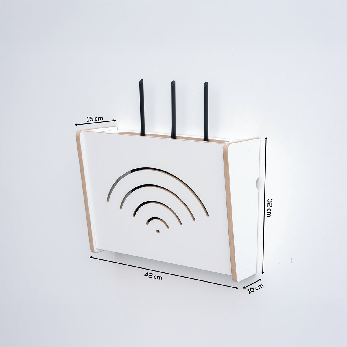 WiFi I Router Cover I I Router Cabinet |Ruter Shelf I Made in EU EAN (GTIN) 5904208995463