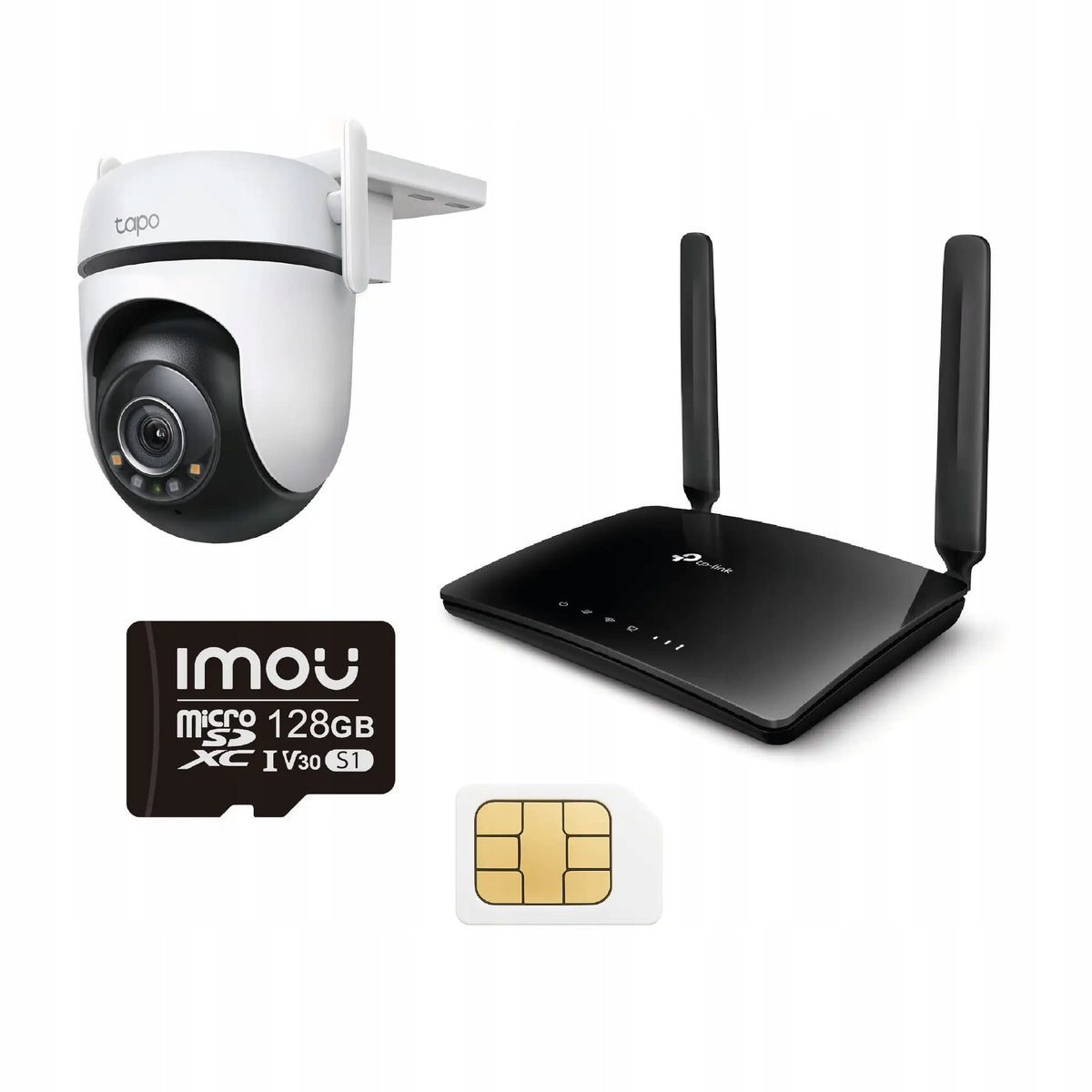 WiFi + LTE + SIM + SD 128GB Camera | SMART-CAM Connect Pro Kit