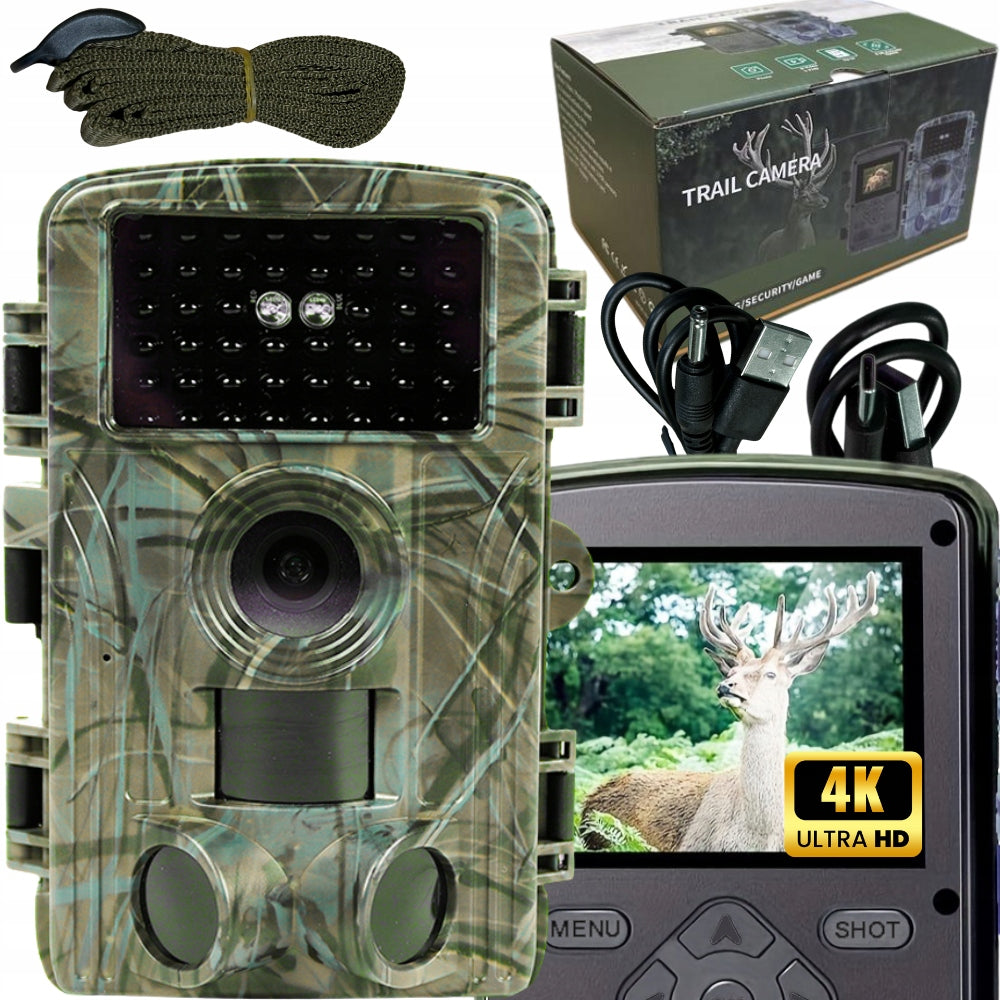 WiFi SCAM TRAPS WITH MINI 4K FOREST HUNTING CAMERA APP IP66 NIGHT MODE