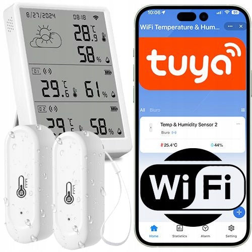 WiFi Weather Station With Outdoor Sensors IP65 Tuya Outdoor