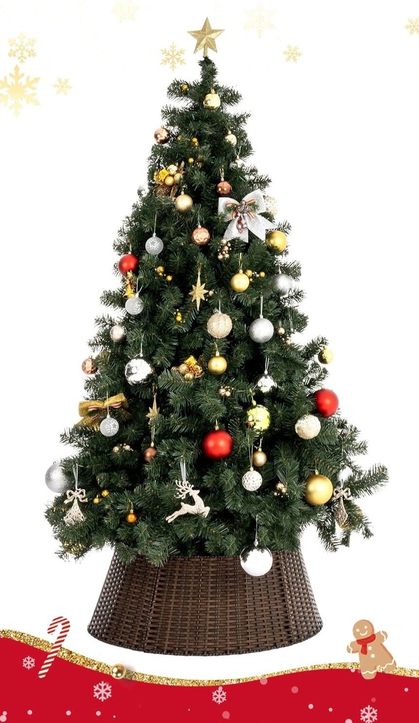 Wicker Christmas Tree Cover Christmas Tree Basket 83 cm Brown GRANNY SAYS Manufacturer code LPNHK475187032 K5