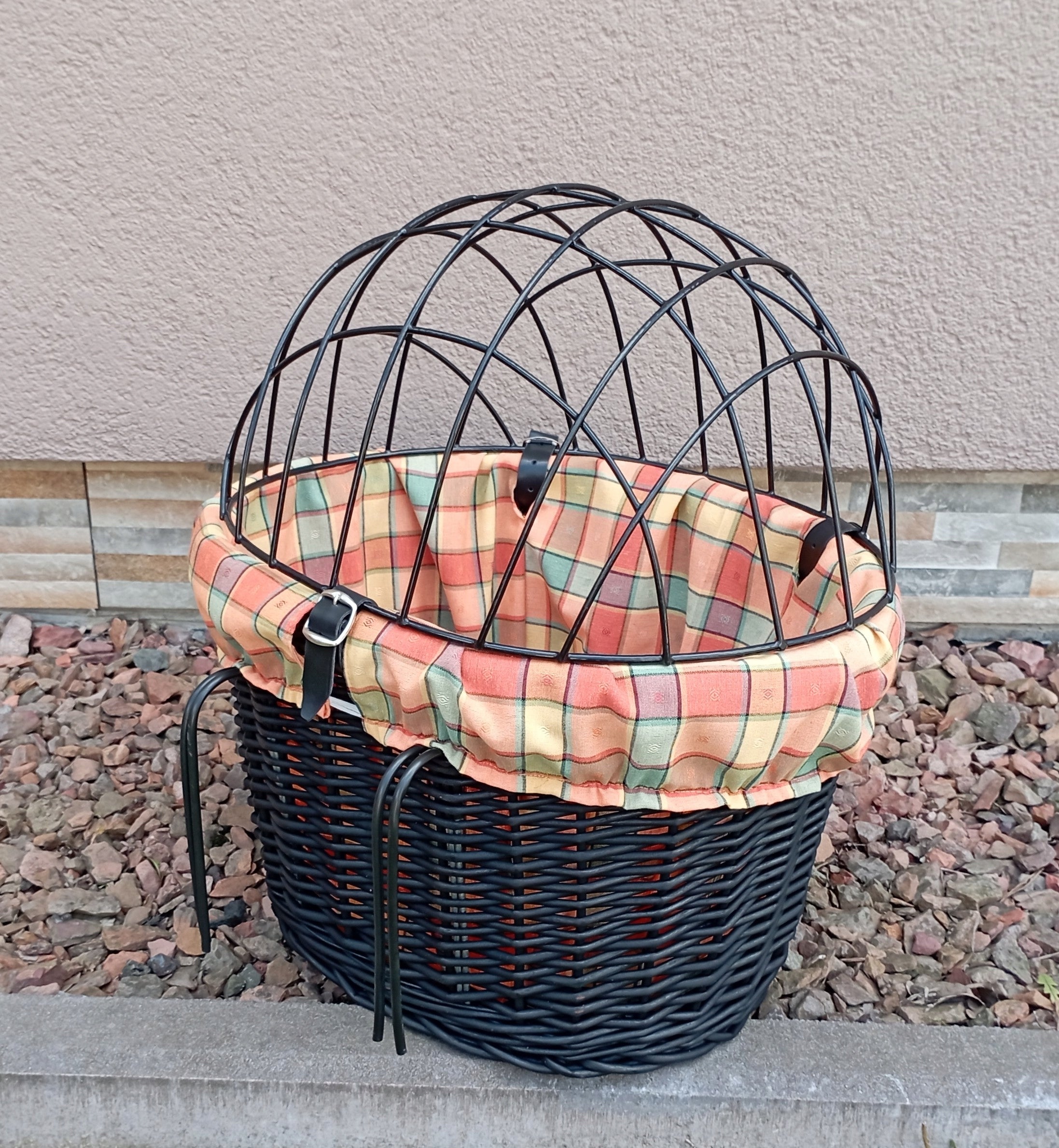 Wicker basket for Bike with insert and cushion Transporter for PSA up to 10kg EAN (GTIN) 5904921465595