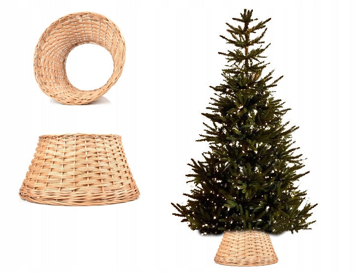 Wicker cover for a Christmas tree stand FI 50 cm