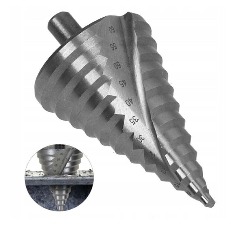 Wiertła stożkowe do metalu stopniowe HSS 6-60MM MOCNE wiertło