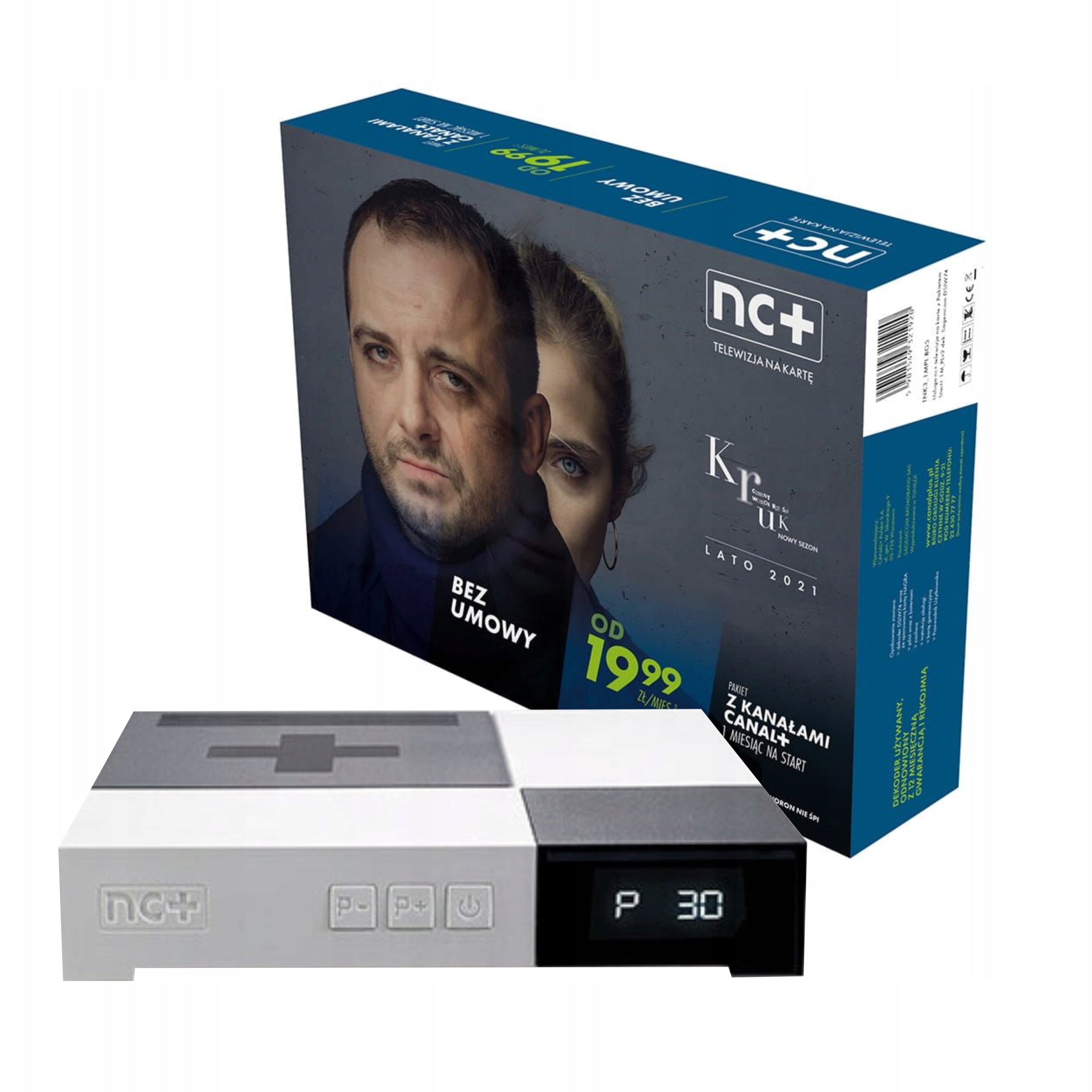 WifiBox+ NC+ decoder for card WITHOUT CONTRACT Extra+ with Canal+ for 1 month