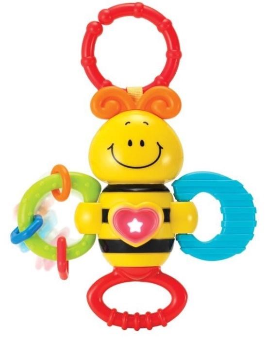WinFun playing CHEERFUL BEE rattle Pendant EDUCATIONAL TOY