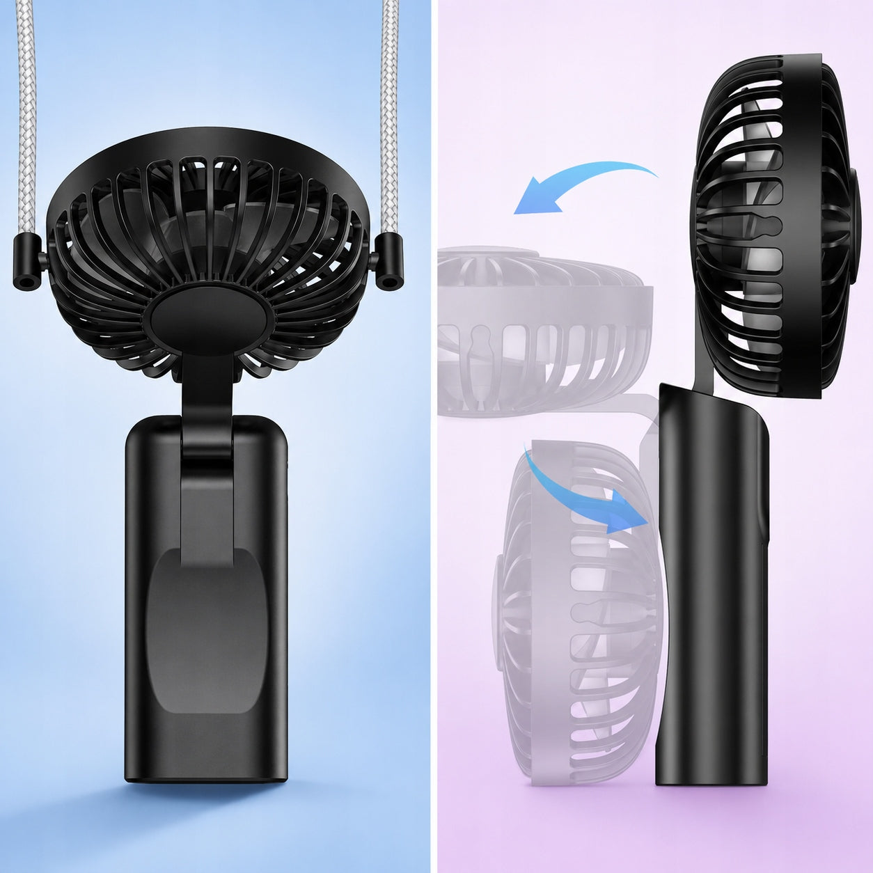 Windmill USB Rechargeable Fan Quiet Mini Handheld 5000mAh TOPK Functions tilt angle adjustment other