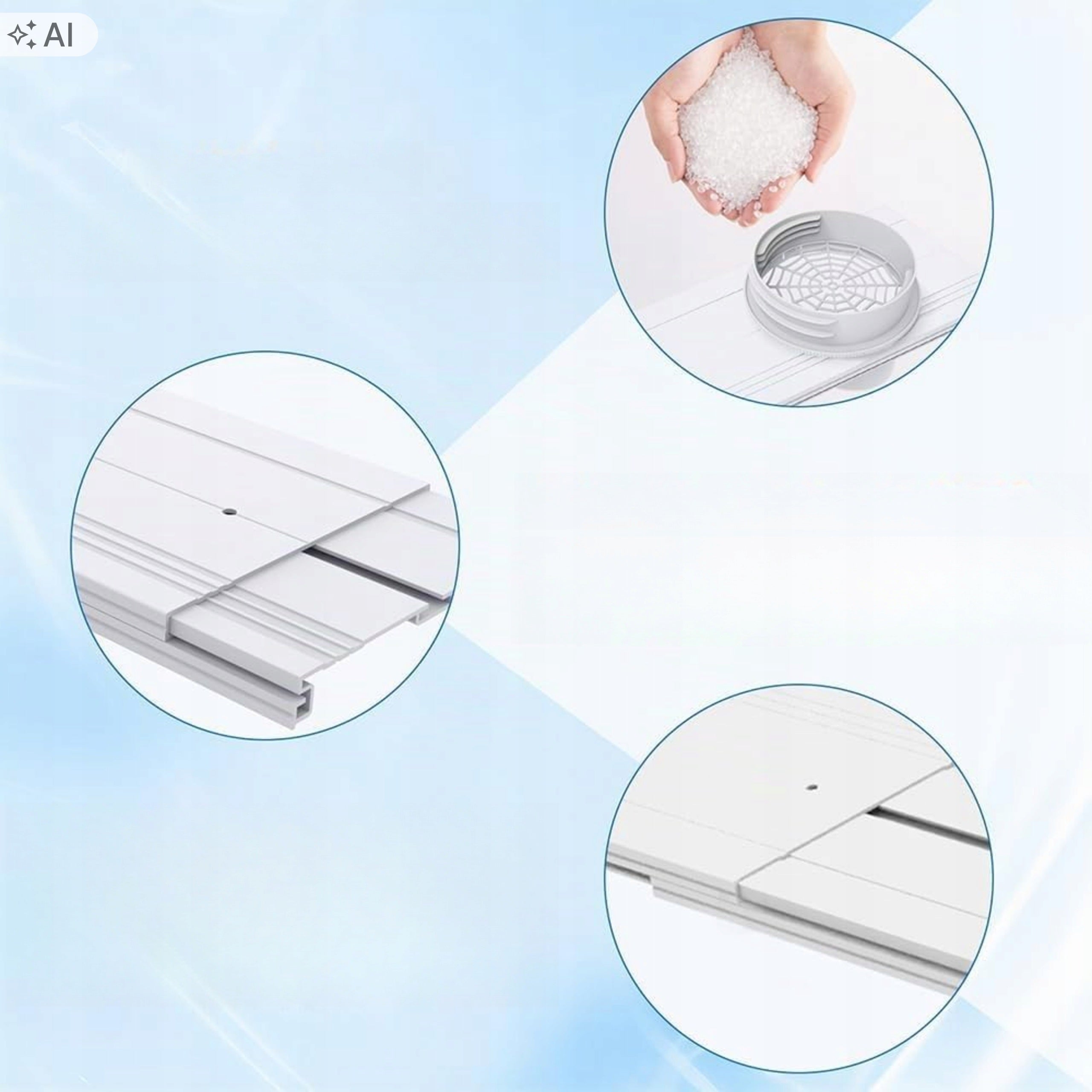 Window adapter for portable air conditioner 43-140cm whole set Brand no brand
