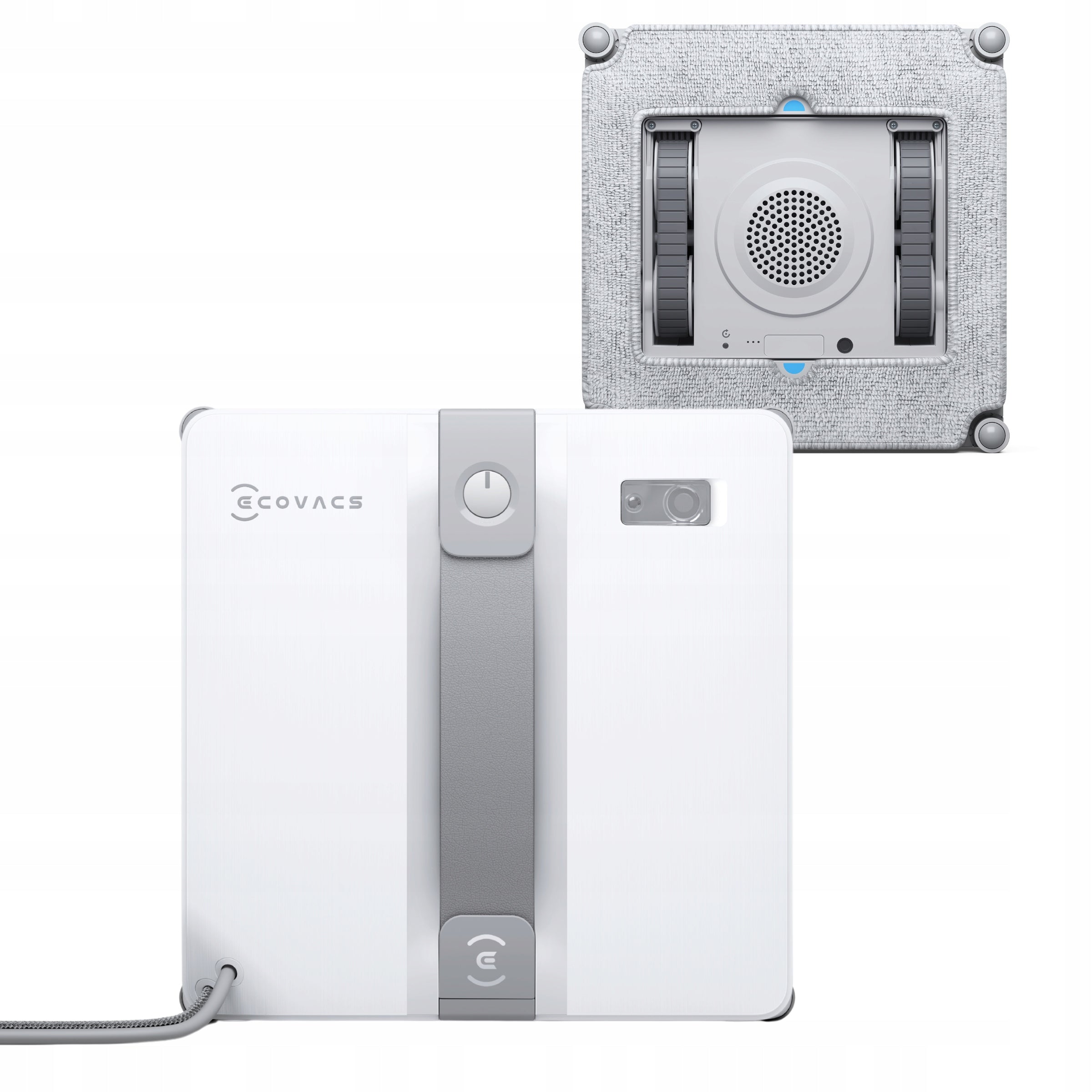 Window cleaning robot Ecovacs WINBOT MINI grey cleans at the edges