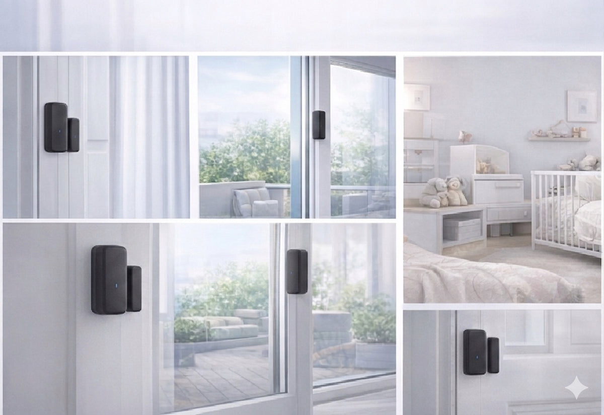 Window door entry sensor BLACK app TUYA smart home WIFI Manufacturer code DWS-BL