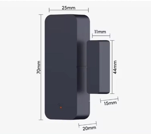 Window door entry sensor BLACK app TUYA smart home WIFI Packaging status original