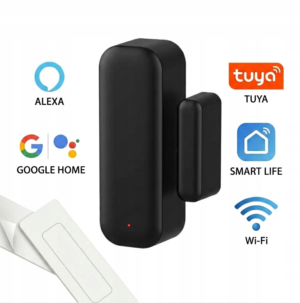 Window door entry sensor BLACK app TUYA smart home WIFI