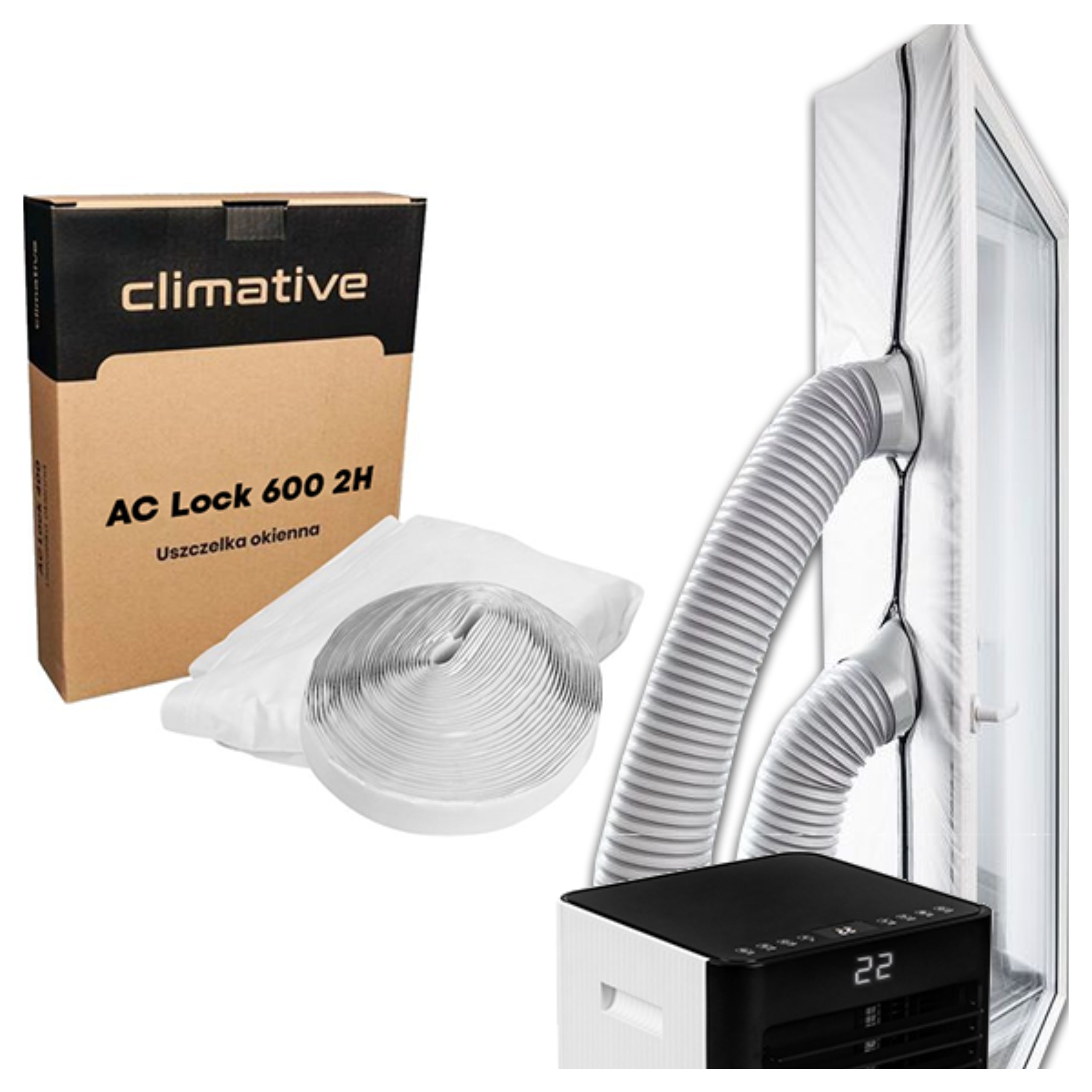 Window seal for air conditioning 2 pipes seal for balcony window 6m
