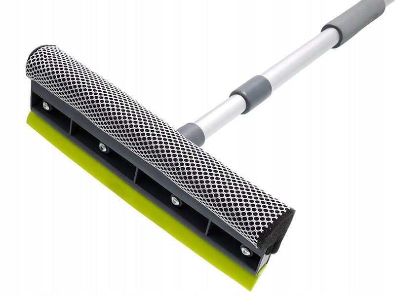 Window washer 25 cm with squeegee aluminium telescopic handle long 120cm Manufacturer code DB75577
