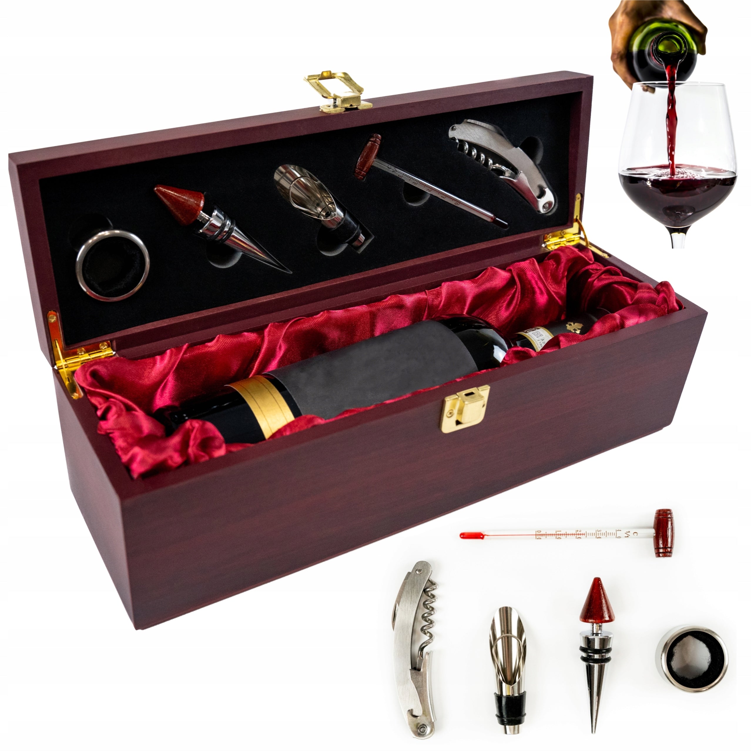 Wine Set Wine Box with Accessories Tribune OPENER FOR CHRISTMAS
