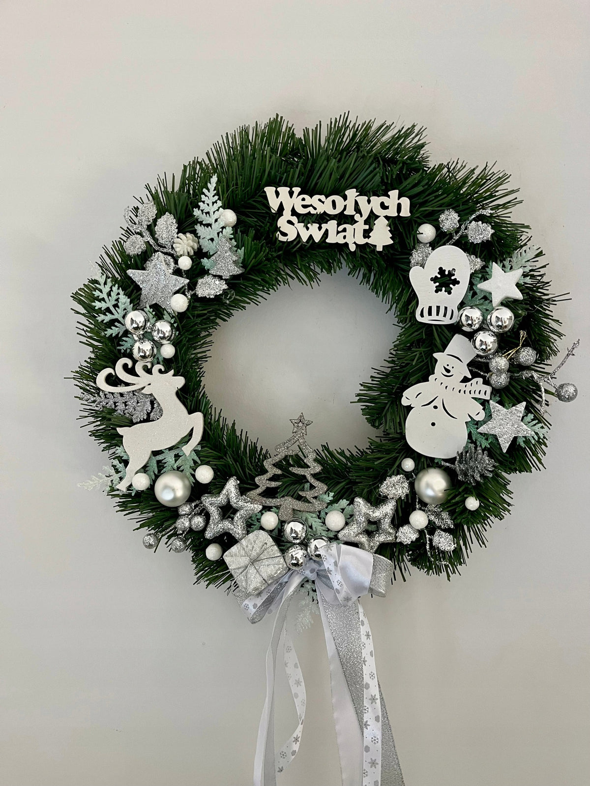 Winter Christmas Wreath for Door Home Decoration Christmas Wreath Manufacturer code Wzb