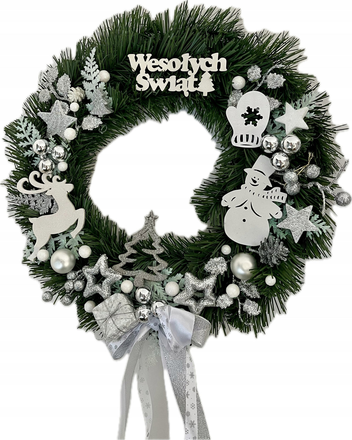 Winter Christmas Wreath for Door Home Decoration Christmas Wreath