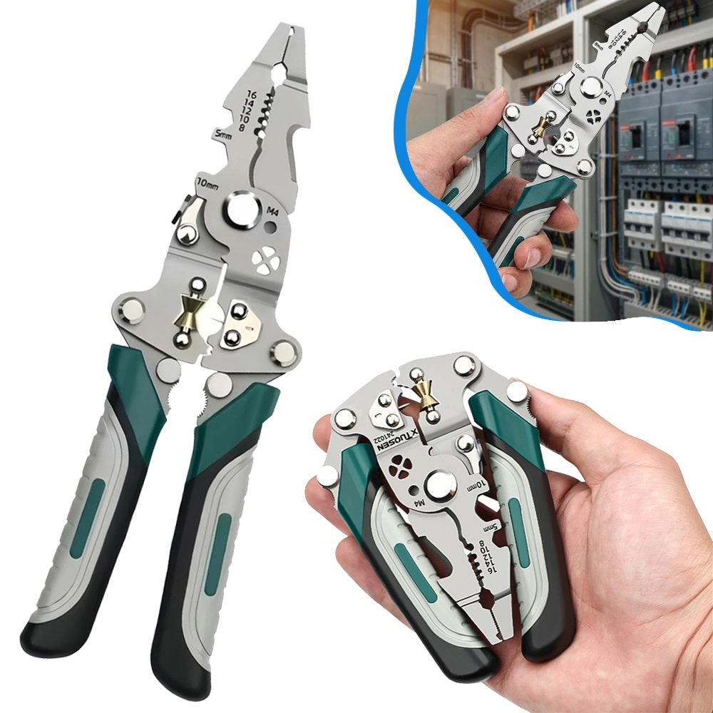 Wire Cutting Pliers, Removing Insulation, Winding, Separating
