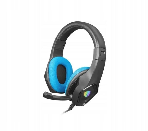 Wired Headphones with Microphone Fury Phantom On-Ear Black-Blue