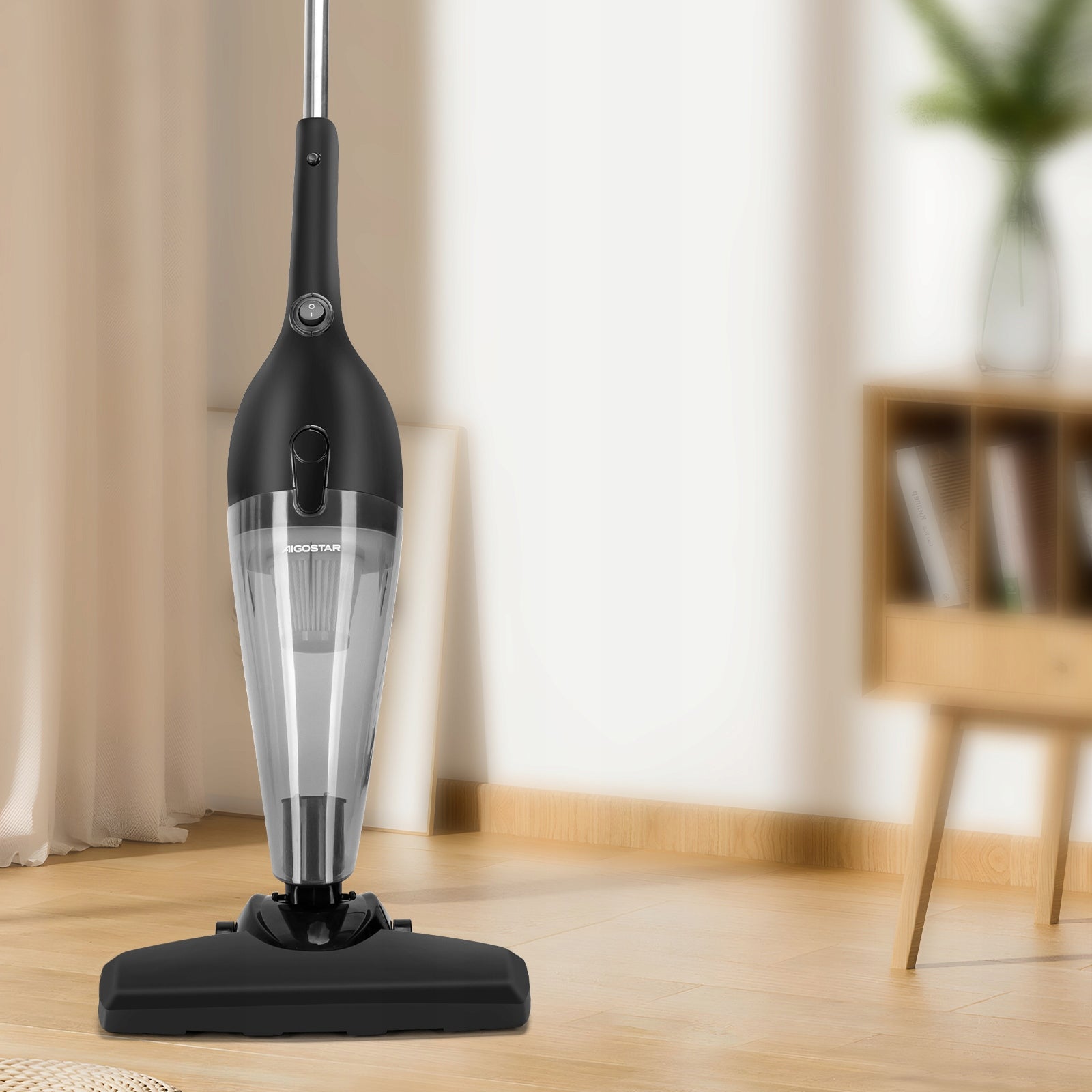 Wired Upright Vacuum Cleaner 4in1 600W Handheld HEPA 15000Pa Lightweight Cable 6m Brand Aigostar