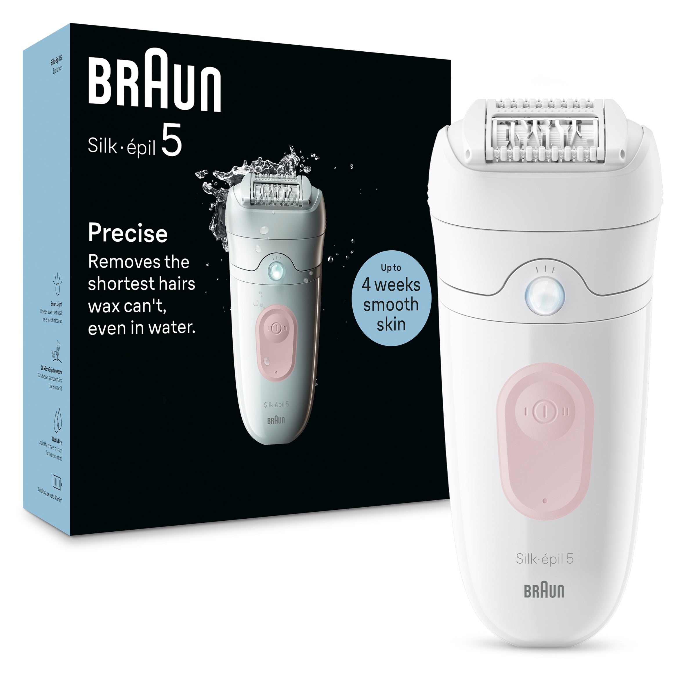 Wired epilator Braun Silk-épil 5 5-000 for Legs and Body Brand Braun