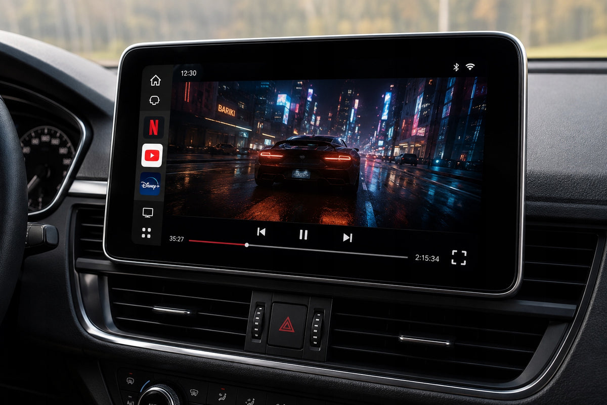 Wireless Adapter CarPlay Android Auto 4in1 Netflix YouTube video AI&JL Manufacturer code CarPlay Android Auto 4w1
