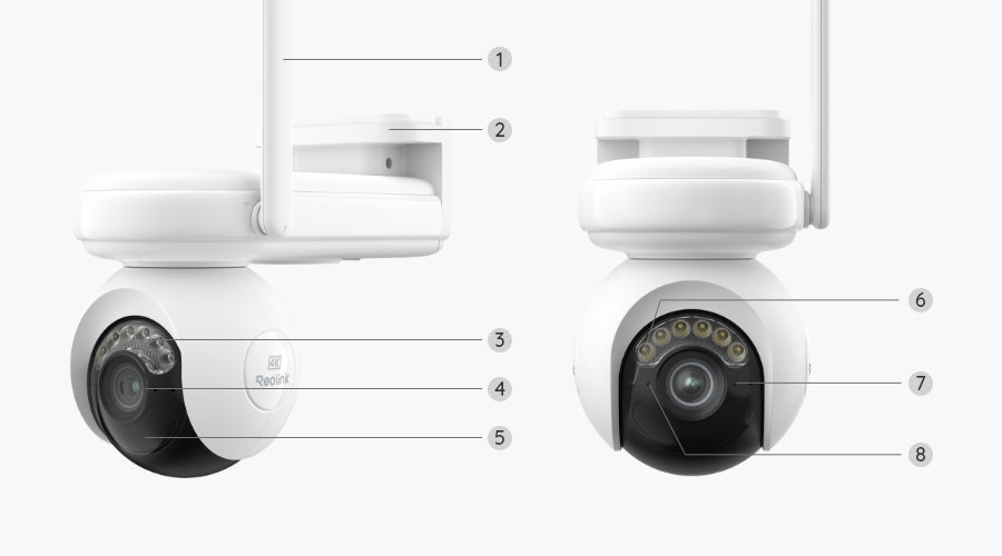 Wireless Camera Rotating WIFI Motion Tracking Reolink Altas PT 8Mpx 4K Manufacturer code Altas PT ultra black