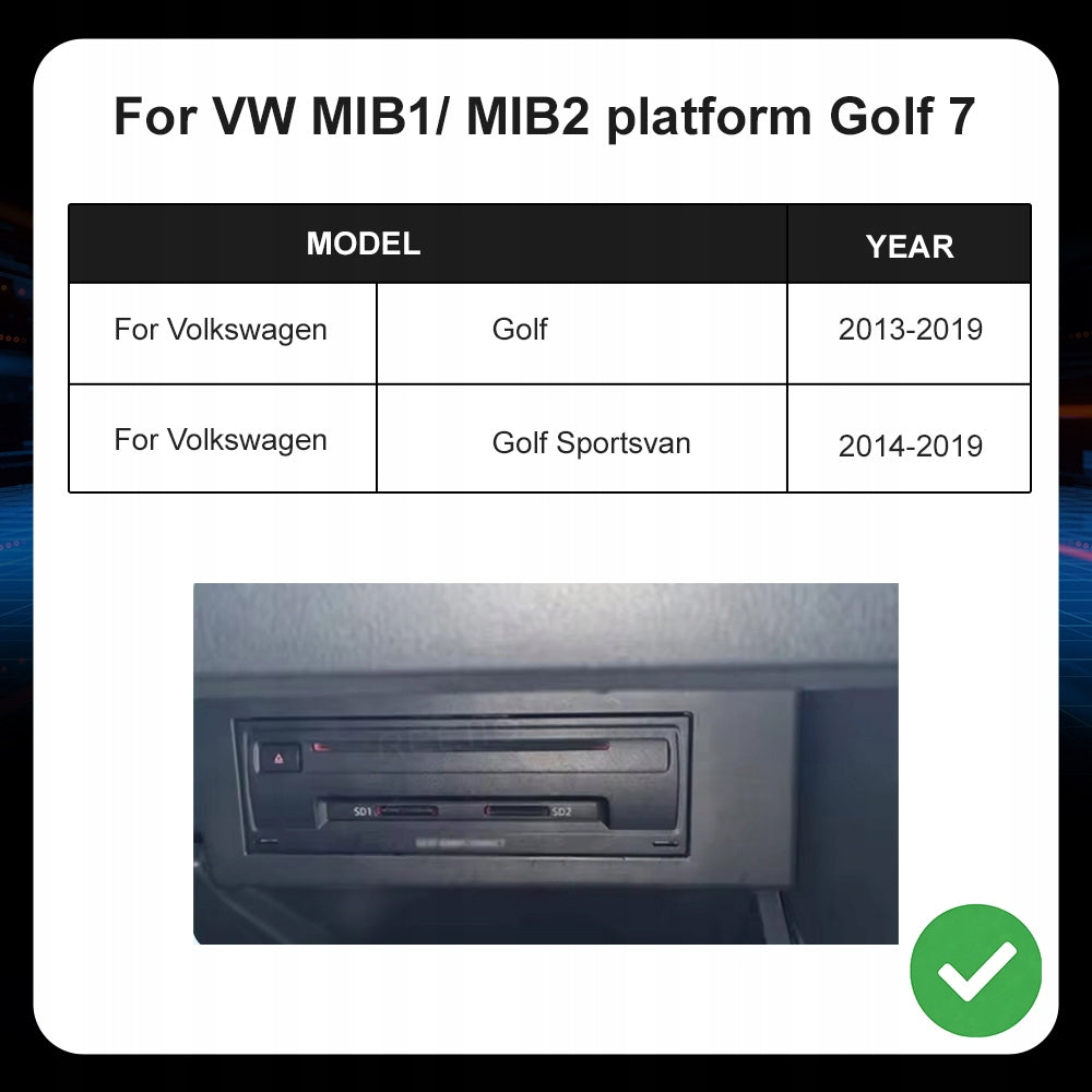 Wireless Carplay Android Auto for VW Skoda Octavia Golf7 Passat MIB/MIB2 Packaging status original