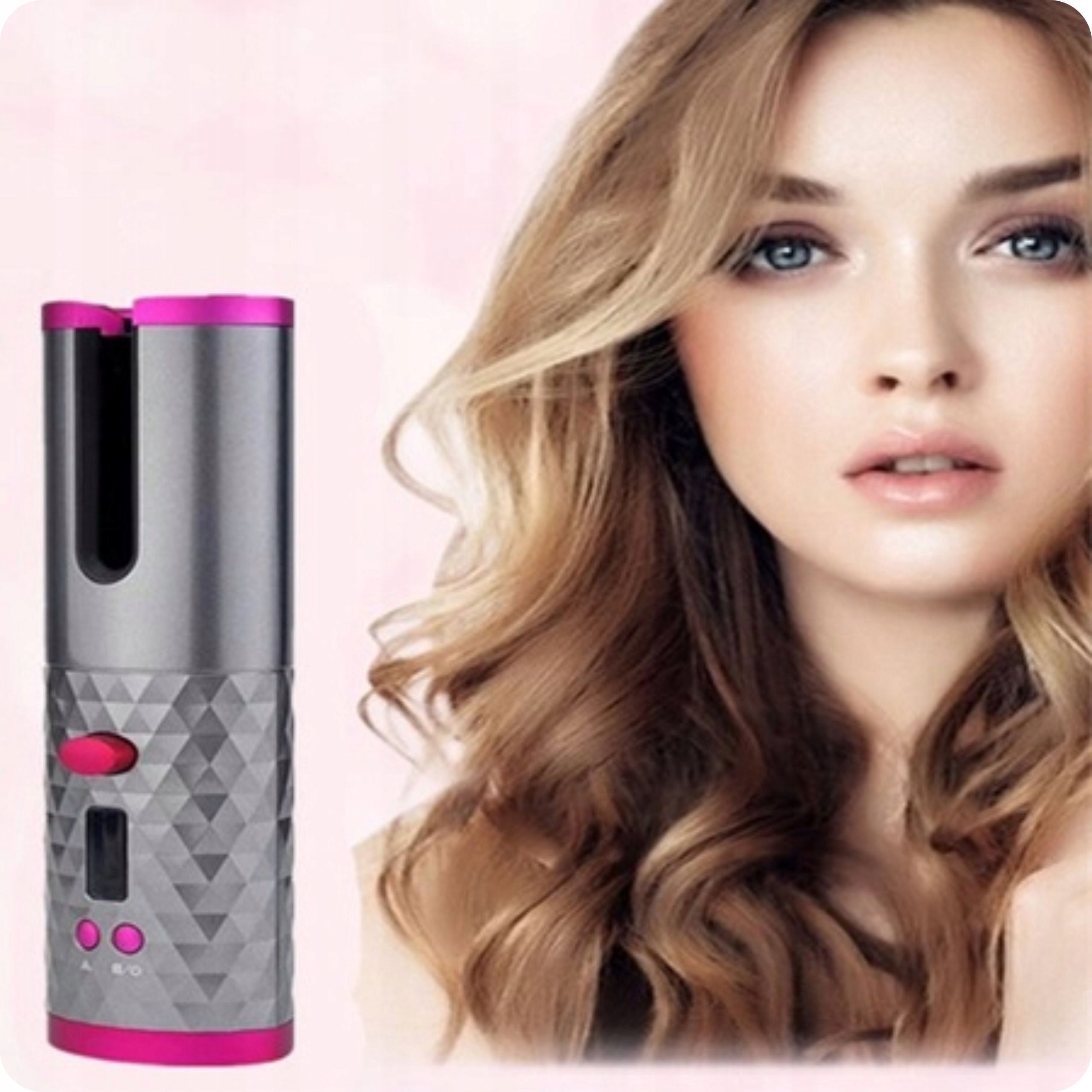 Wireless Curler Automatic LCD Waves Curls Rotating USB For Styling Brand no brand