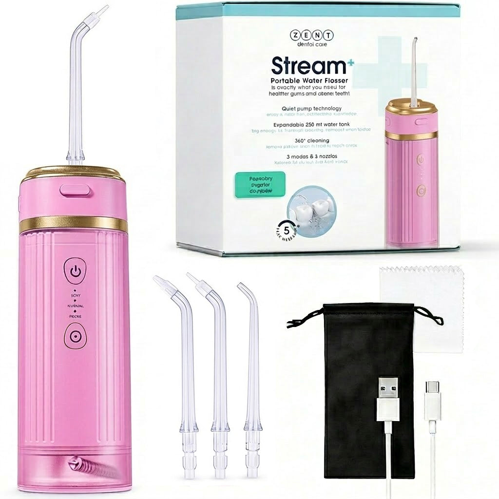 Wireless Dental Irrigator 3 Modes + 3 Tips + Case