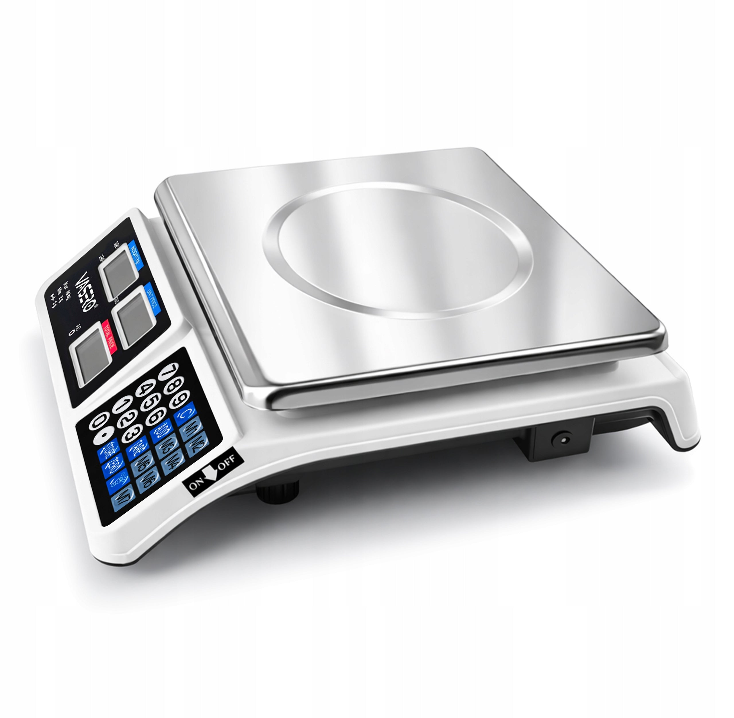 Wireless Electric Scale Shop Gastronomic LCD 40kg Rechargeable Power supply rechargeable battery