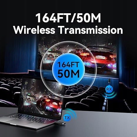 Wireless HDMI Transmitter and Receiver VENTION, Portable for Laptop 50 m Brand Vention