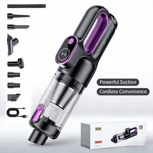 Wireless Handheld Vacuum Cleaner SuituST-8007C Car HEPA USB-C 6000mAh Brand MEMFLOW