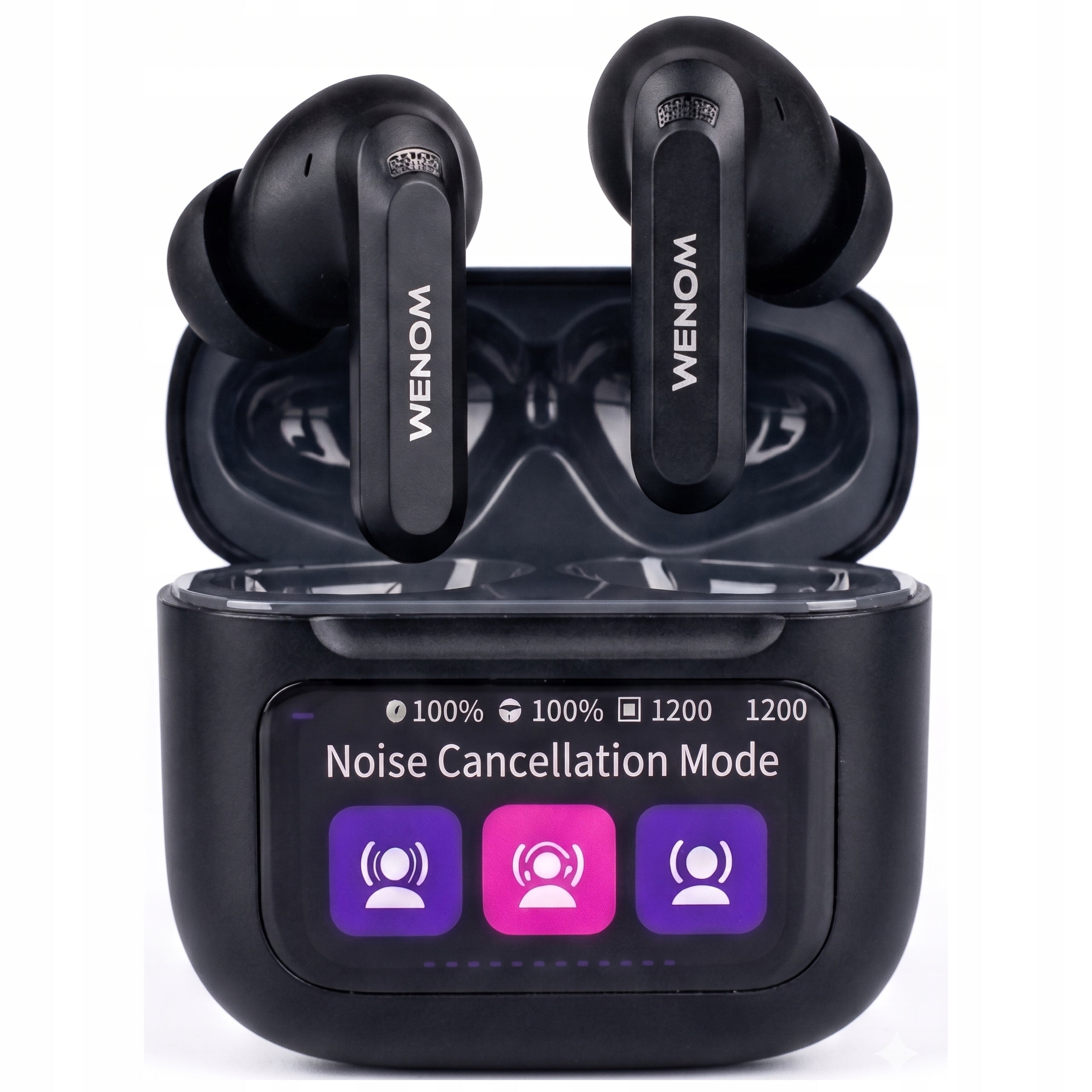 Wireless Headphones Sports Earbuds Bluetooth pro ANC ENC DEP Black Packaging status original