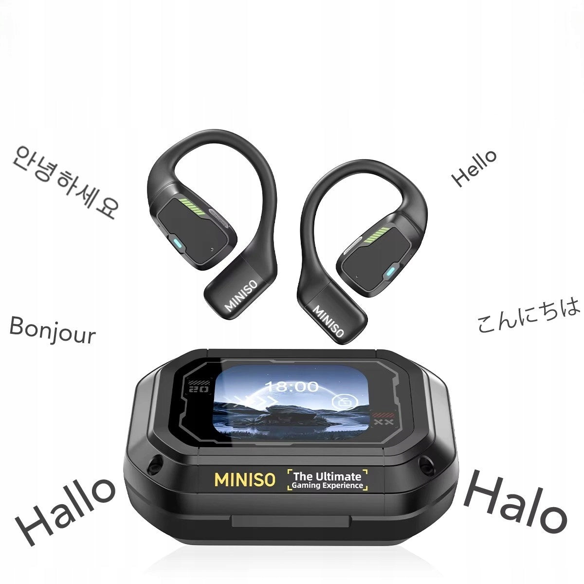 Wireless Headphones Translating Intelligent AI MINISO M98 Packaging status original