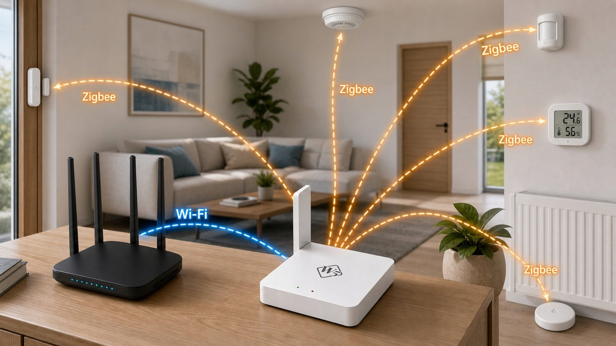 Wireless Mini WiFi Gateway MultiMode Gateway W5 ZigBee 3.0 TUYA Packaging status original