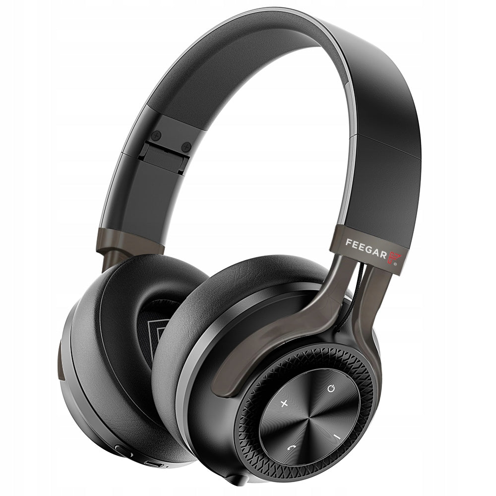 Wireless On-Ear Headphones ANC FEEGAR AlphaBeat 65H Black Bluetooth Brand Feegar