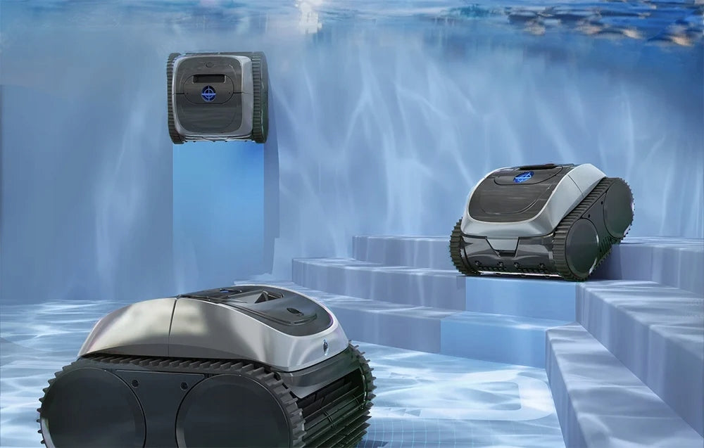 Wireless Pool Cleaning Robot Wybot C1 For Bottom And Walls 65W Batteries included yes